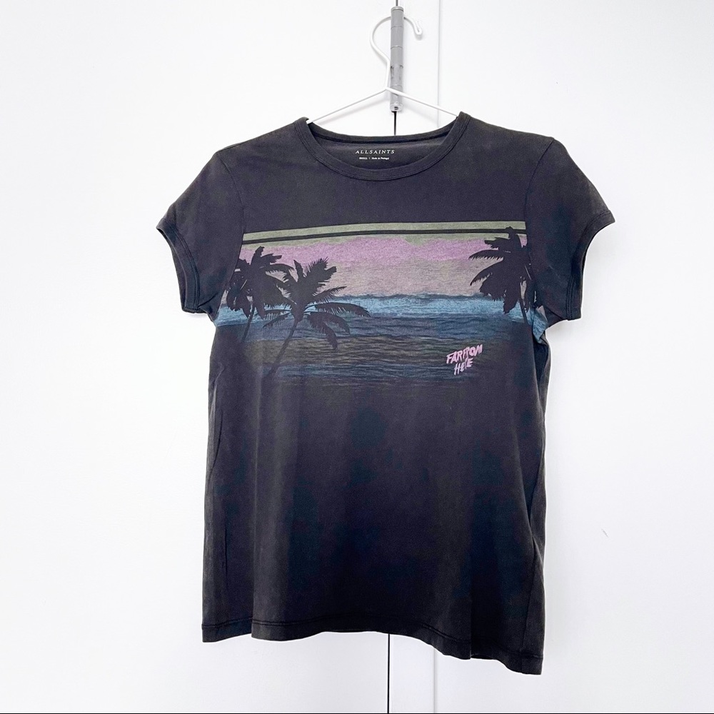 All Saints Palm Tree T-shirt (never worn)